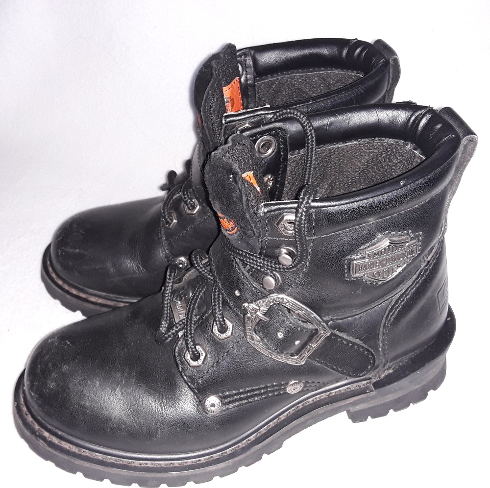 Harley Davidson Women's Leather Boots Size 6